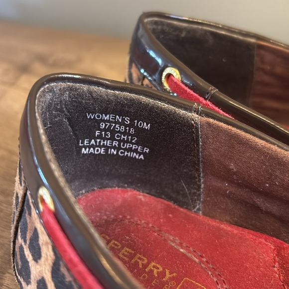 SPERRY, Top sliders, LAUREL DARK BROWN / LEOPARD WOMANS 10M - Picture 4 of 13